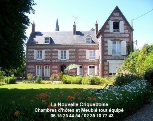 La Nouvelle Criqueboise Bed & Breakfast Criquebeuf-en-Caux Bagian luar foto